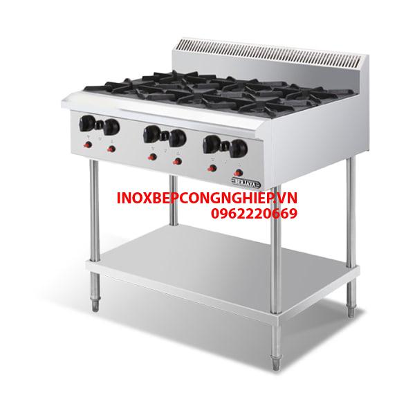 Bếp âu 6 họng chân cao berjaya OB6FS-17